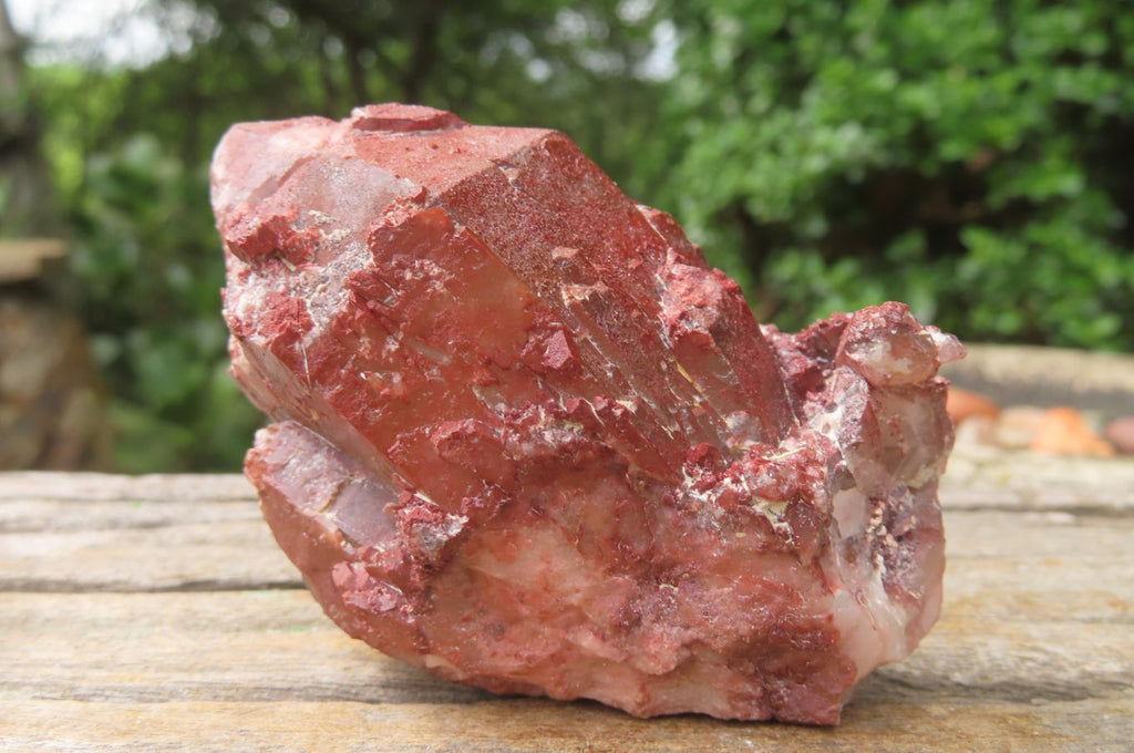 Natural Red Hematoid Quartz Clusters x 6 From Karoi, Zimbabwe - Toprock Gemstones and Minerals 