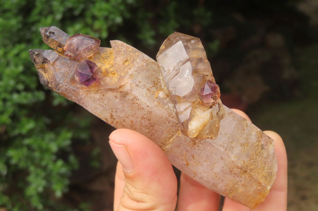 Natural Chiredzi Amethyst Conglomerate Specimens x 6 From Chiredzi, Zimbabwe - Toprock Gemstones and Minerals 