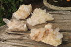 Natural Clear Quartz Clusters x 4 From Madagascar - Toprock Gemstones and Minerals 