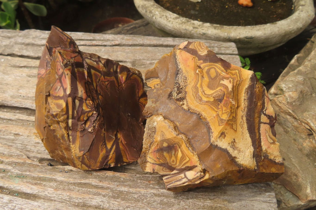 Natural Nguni Jasper Cobbed Specimens x 6 From Prieska, South Africa - Toprock Gemstones and Minerals 