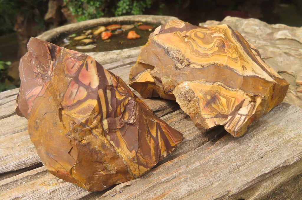 Natural Nguni Jasper Cobbed Specimens x 6 From Prieska, South Africa - Toprock Gemstones and Minerals 