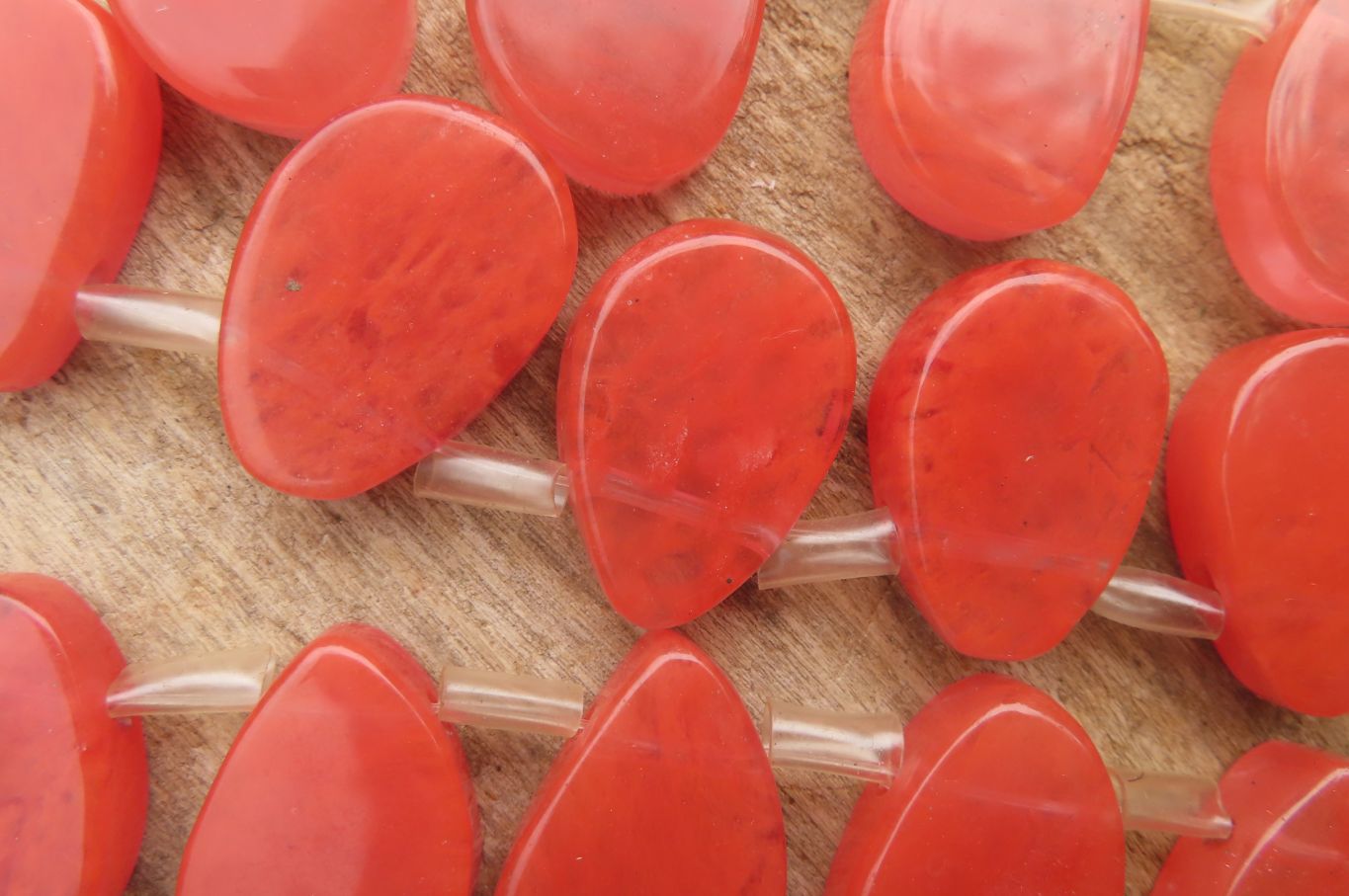 Hand Made Strawberry Quartz Bead Necklaces - Sold Per Item - From China - Toprock Gemstones and Minerals 
