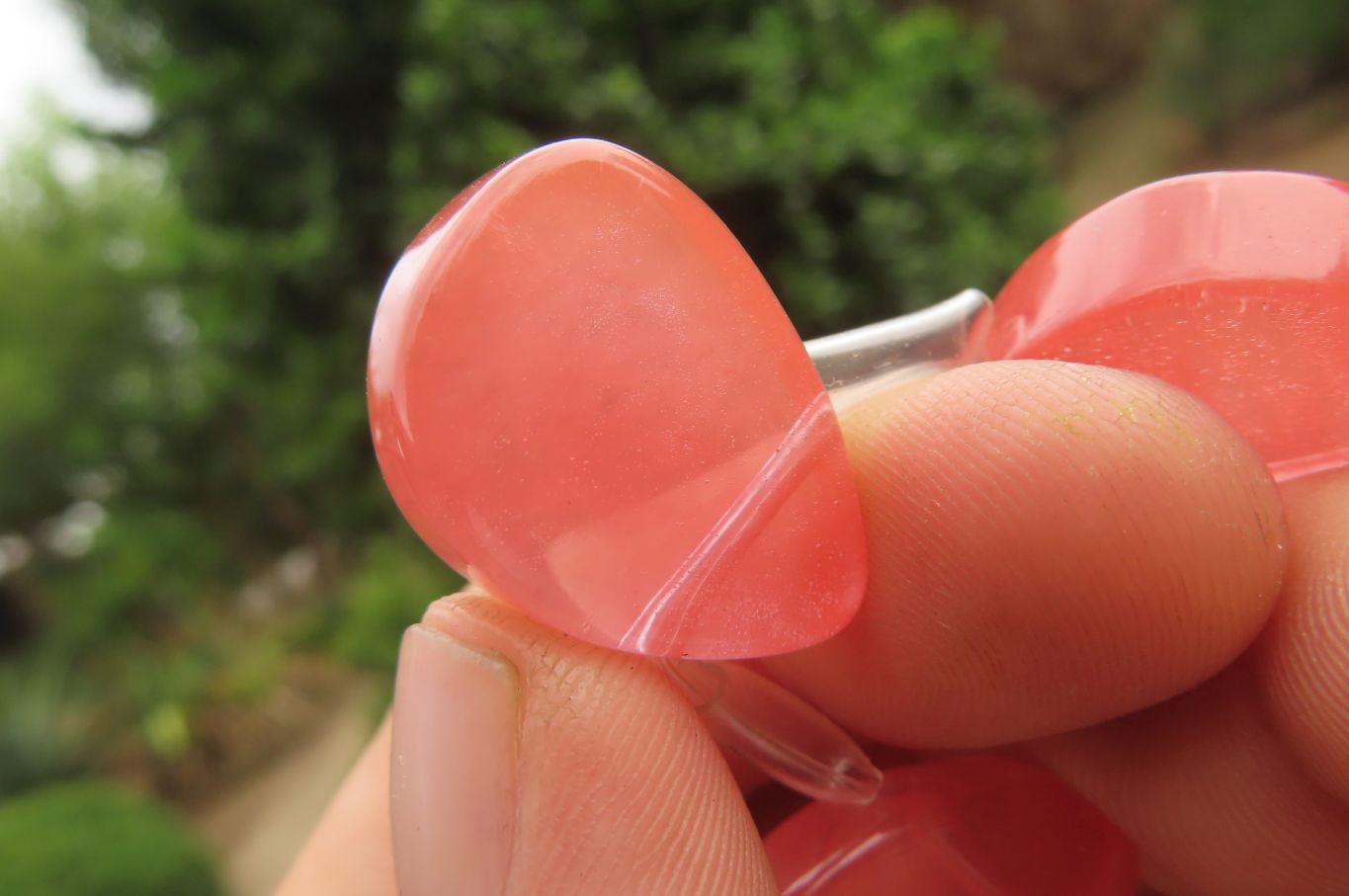 Hand Made Strawberry Quartz Bead Necklaces - Sold Per Item - From China - Toprock Gemstones and Minerals 
