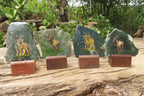 Hand Made Kudu Decoupage Stone Slabs - sold per item - From South Africa - Toprock Gemstones and Minerals 