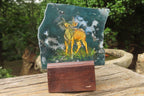 Hand Made Kudu Decoupage Stone Slabs - sold per item - From South Africa - Toprock Gemstones and Minerals 
