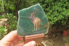 Hand Made Kudu Decoupage Stone Slabs x 6 From Southern Africa - Toprock Gemstones and Minerals 