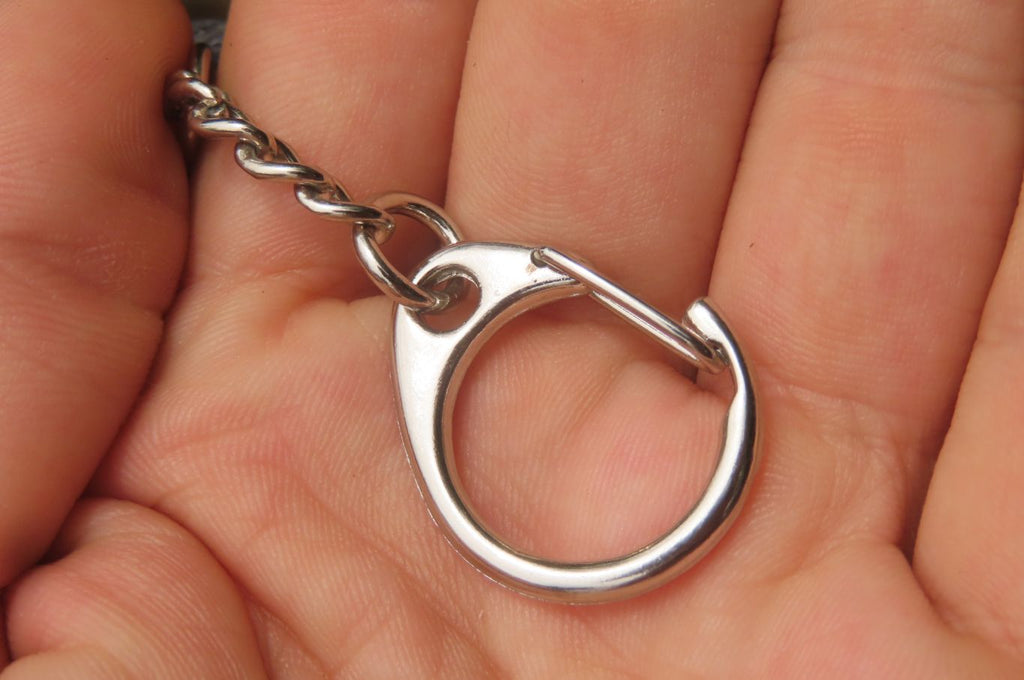 Hand Made Dumortierite Keyrings - sold per item - From Mozambique - Toprock Gemstones and Minerals 