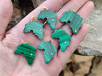 Hand Made Flower Malachite Africa Pendants - sold per item - From Congo - Toprock Gemstones and Minerals 