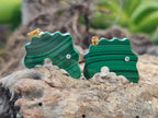 Hand Made Flower Malachite Africa Pendants - sold per item - From Congo - Toprock Gemstones and Minerals 