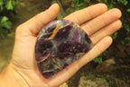 Polished Watermelon Fluorite Free Forms x 6 From Namibia - Toprock Gemstones and Minerals 