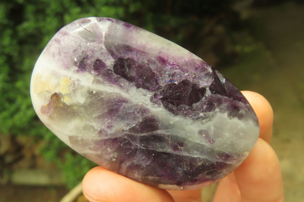 Polished Watermelon Fluorite Free Forms x 6 From Namibia - Toprock Gemstones and Minerals 