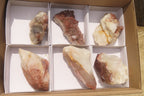 Natural Red Hematoid Quartz Clusters x 6 From Karoi, Zimbabwe - Toprock Gemstones and Minerals 