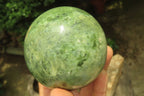Polished Chrysoprase Spheres x 2 From Madagascar - Toprock Gemstones and Minerals 