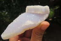 Natural Etched Blue Chalcedony Specimens x 6 From Nsanje, Malawi - Toprock Gemstones and Minerals 
