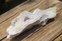 Natural Etched Blue Chalcedony Specimens x 6 From Nsanje, Malawi - Toprock Gemstones and Minerals 