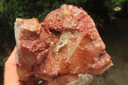 Natural Red Hematoid Quartz Clusters x 2 From Karoi, Zimbabwe - Toprock Gemstones and Minerals 