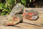 Natural Bloodstone Cobbed Specimens x 12 From Swaziland - Toprock Gemstones and Minerals 