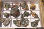 Natural Bloodstone Cobbed Specimens x 12 From Swaziland - Toprock Gemstones and Minerals 