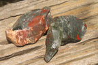 Natural Bloodstone Cobbed Specimens x 12 From Swaziland - Toprock Gemstones and Minerals 