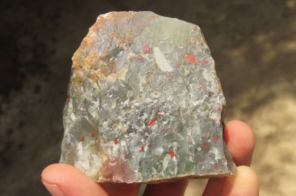 Natural Bloodstone Cobbed Specimens x 12 From Swaziland - Toprock Gemstones and Minerals 