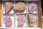 Natural Stichtite Cobbed Specimens x 6 From Barberton, South Africa - Toprock Gemstones and Minerals 
