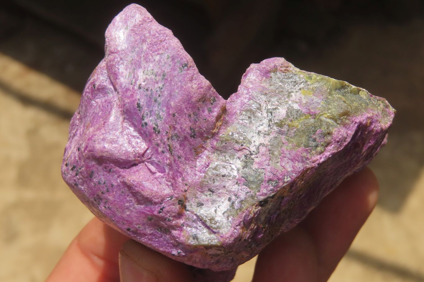 Natural Stichtite Cobbed Specimens x 6 From Barberton, South Africa - Toprock Gemstones and Minerals 