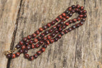 Polished Red Tigers Eye Bead Necklaces - Sold Per Item - From South Africa - Toprock Gemstones and Minerals 