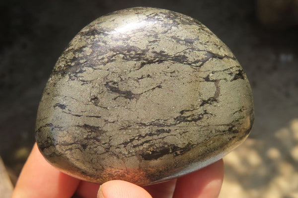 Polished Pharaoh Stone Free Forms x 12 From Zimbabwe - Toprock Gemstones and Minerals 
