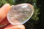 Polished Clear Quartz Palm Stones x 24 From Madagascar - Toprock Gemstones and Minerals 