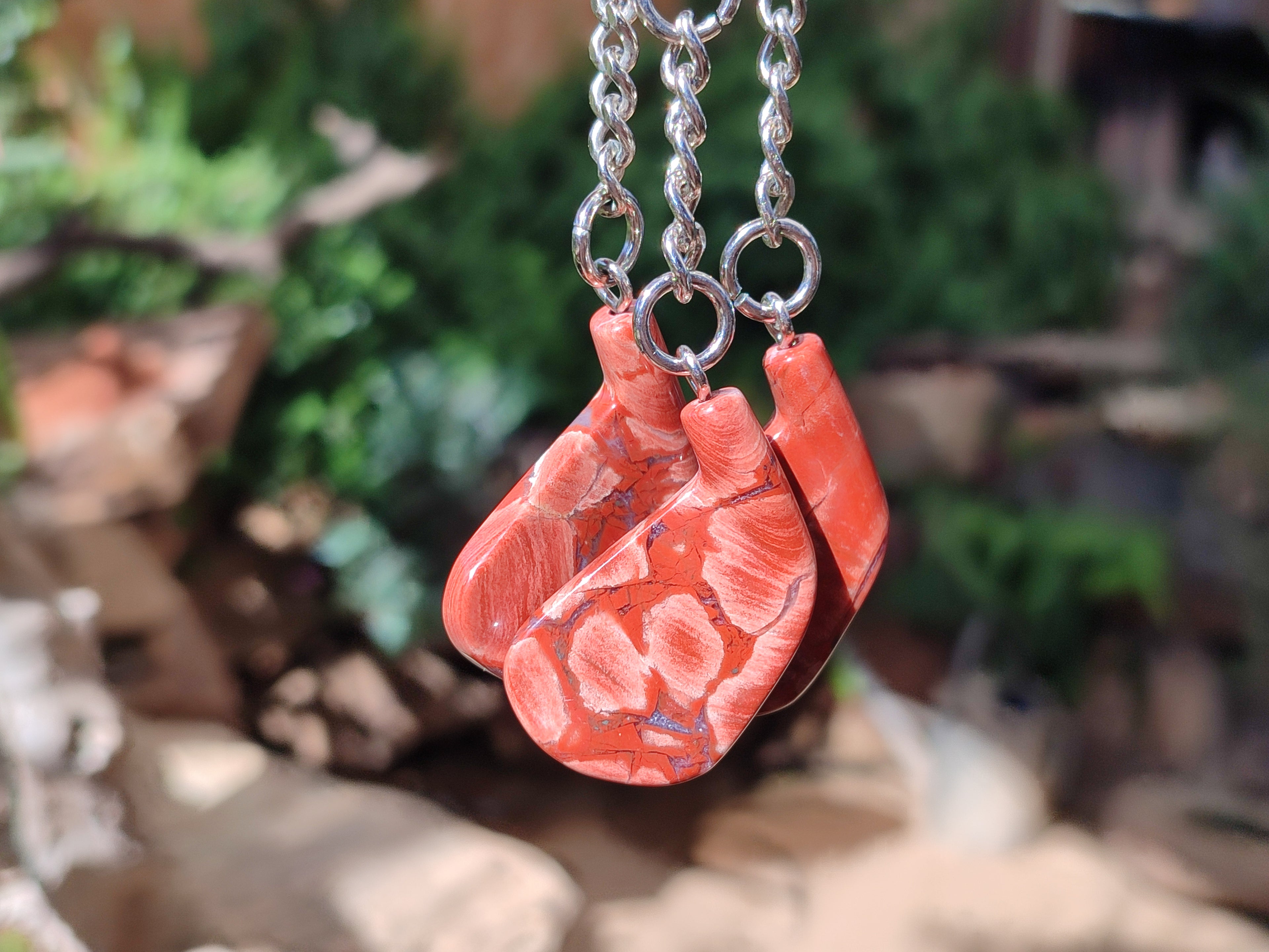 Polished Red Jasper Iron Golf Club Keyring - Sold Per Item - From South Africa - Toprock Gemstones and Minerals 