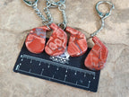 Polished Red Jasper Iron Golf Club Keyring - Sold Per Item - From South Africa - Toprock Gemstones and Minerals 