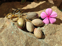 Hand Made Polychrome Jasper Keyring - sold per item - From Madagascar