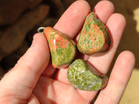 Polished Unakite Driver Golf Club Keyring - Sold Per Item - From South Africa