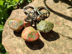 Polished Unakite Driver Golf Club Keyring - Sold Per Item - From South Africa - Toprock Gemstones and Minerals 