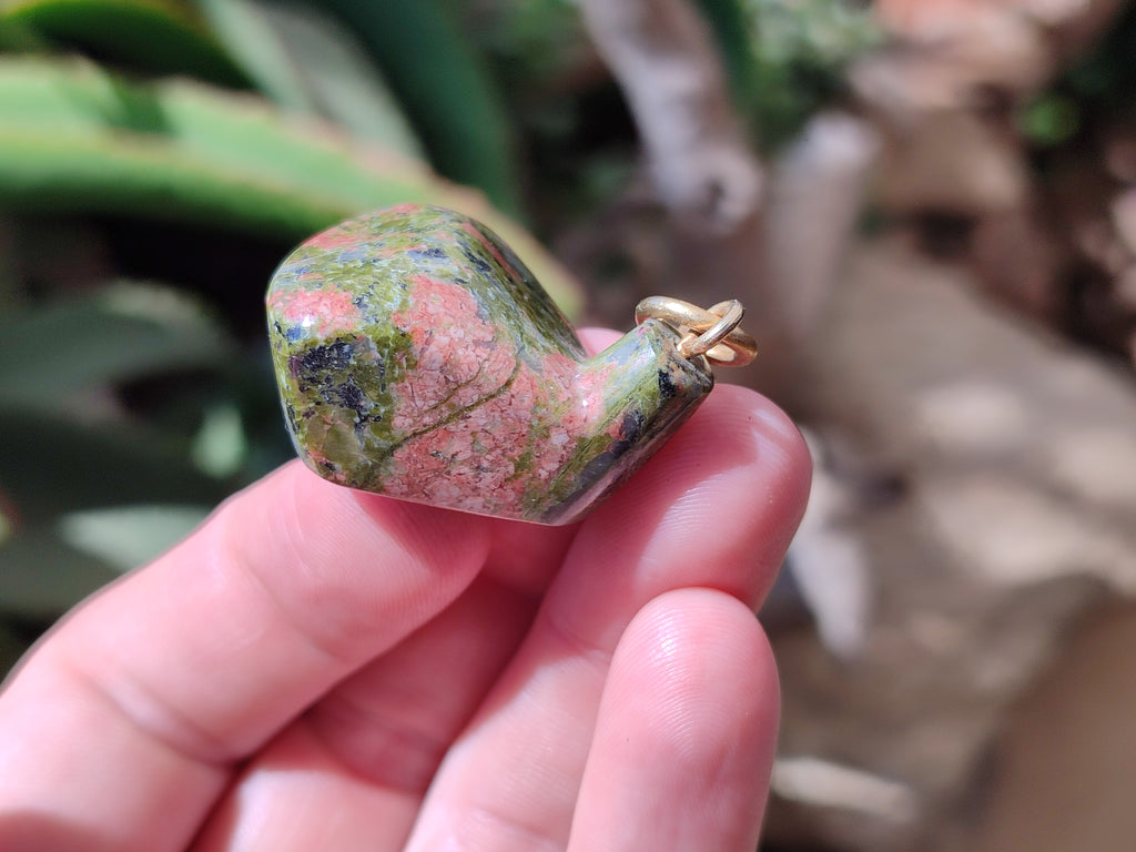 Polished Unakite Driver Golf Club Keyring - Sold Per Item - From South Africa - Toprock Gemstones and Minerals 