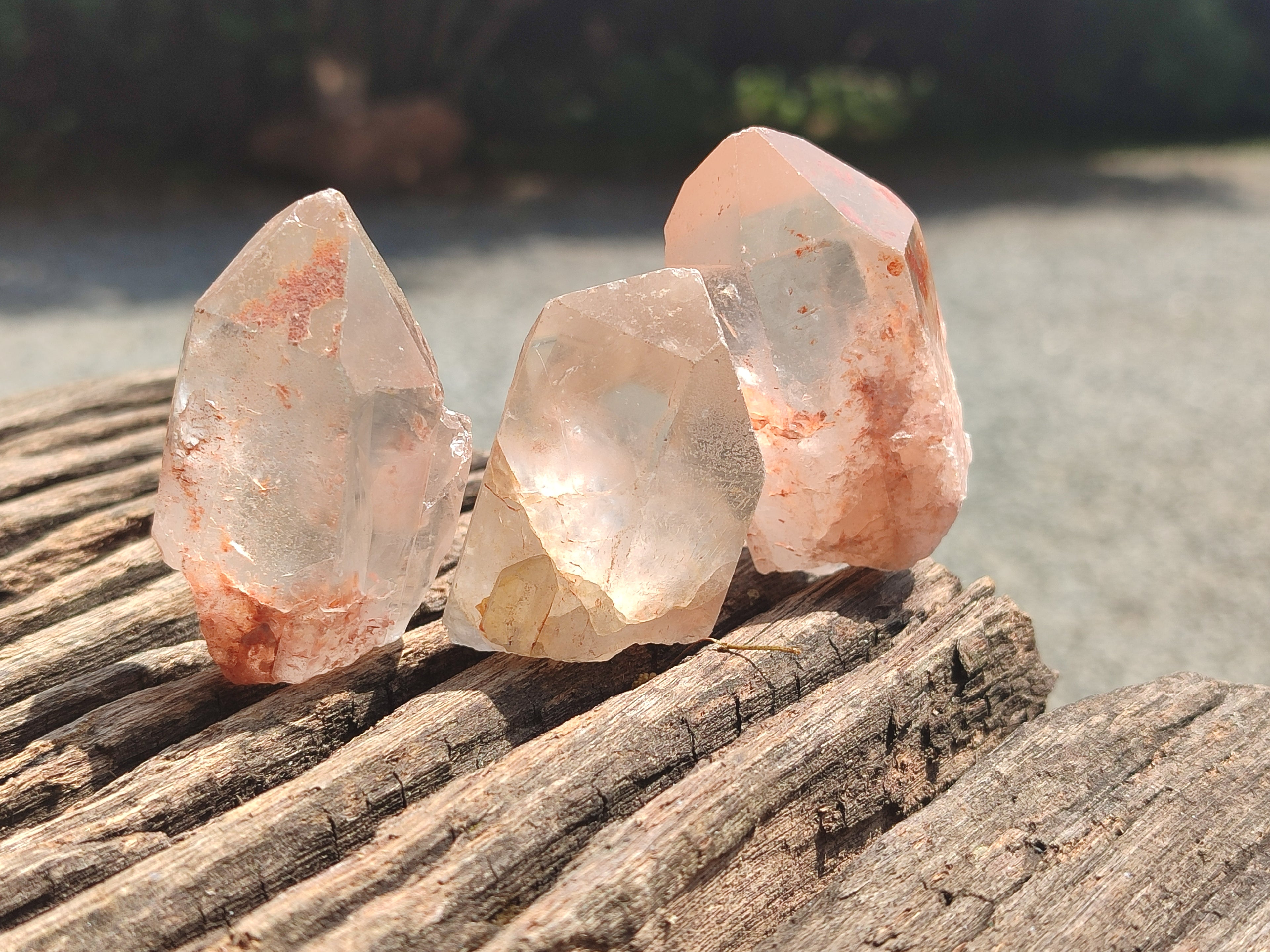 Natural Clear Quartz Crystals x 35 From Zambia - Toprock Gemstones and Minerals 