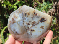 Polished On One Side Dendritic Agate x 6 From Madagascar - Toprock Gemstones and Minerals 