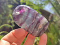 Polished Watermelon Fluorite Free Forms x 12 From Namibia - Toprock Gemstones and Minerals 