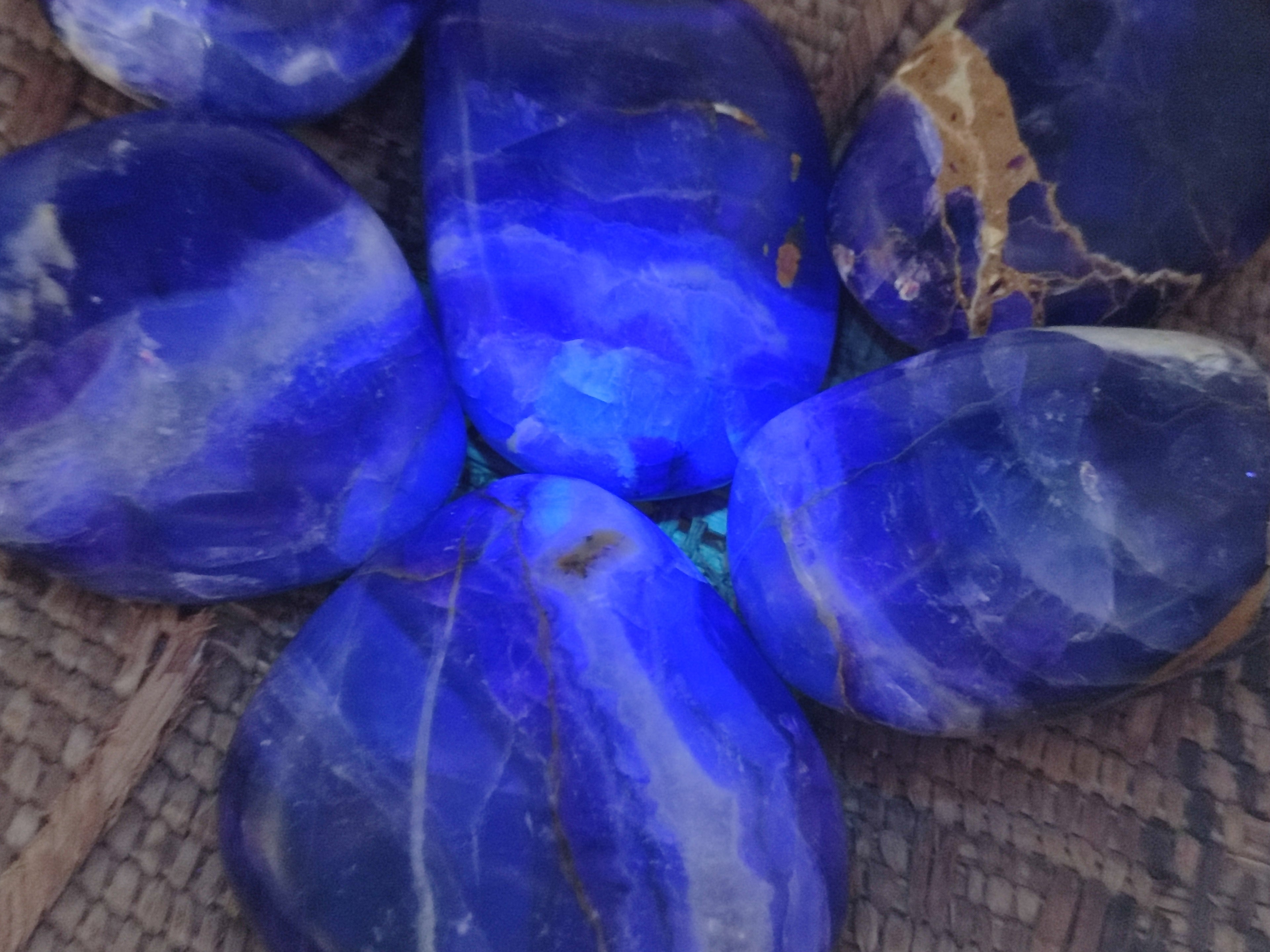 Polished Watermelon Fluorite Free Forms x 12 From Namibia - Toprock Gemstones and Minerals 