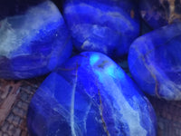 Polished Watermelon Fluorite Free Forms x 12 From Namibia - Toprock Gemstones and Minerals 