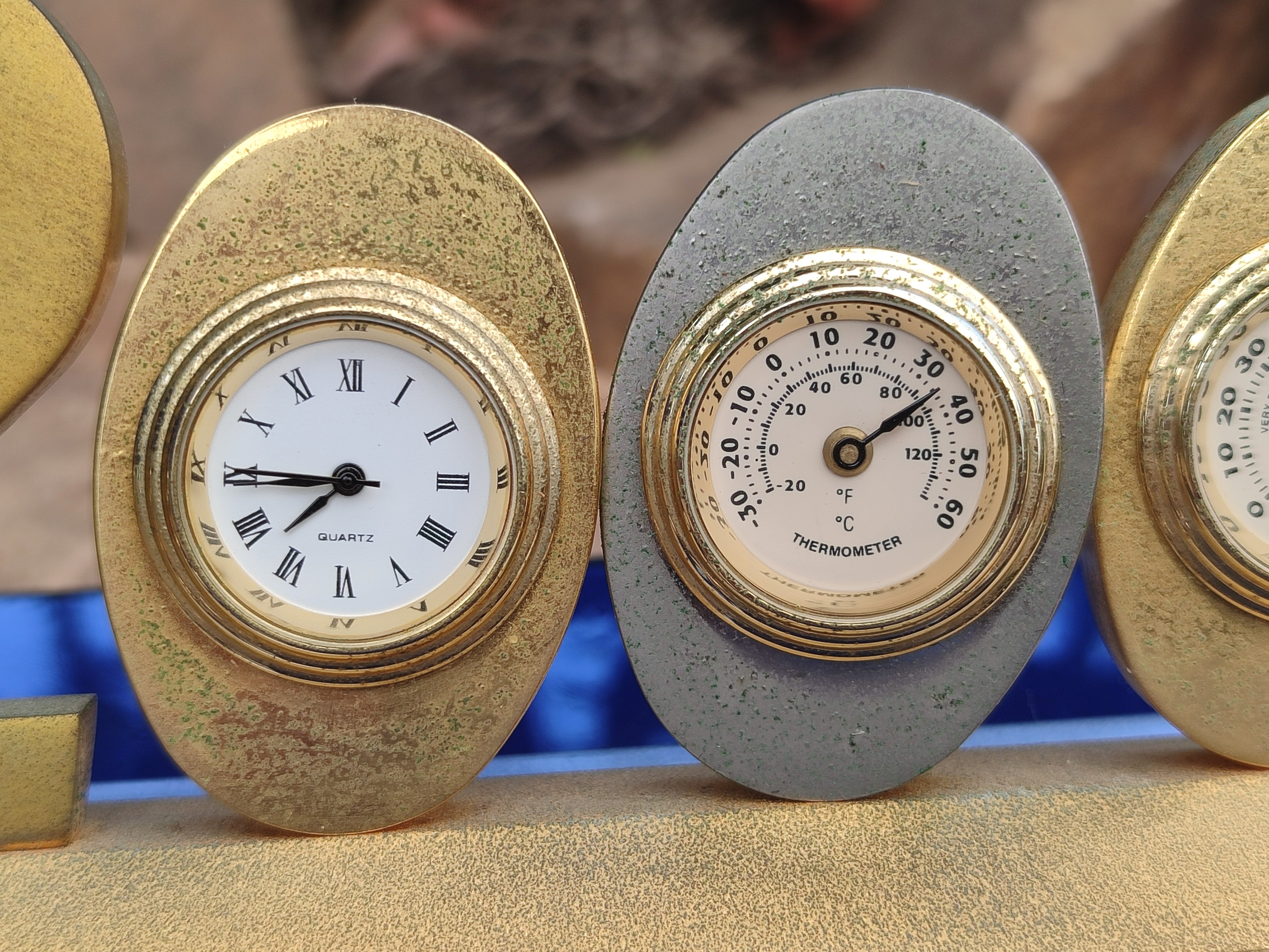 Hand Made Gemstone World Globe Desk Set x 1 From China - Toprock Gemstones and Minerals 