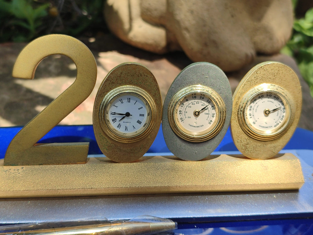 Hand Made Gemstone World Globe Desk Set x 1 From China - Toprock Gemstones and Minerals 