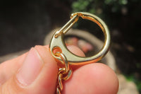 Hand Made Banded Tiger Iron Golf Club Jasper Keyrings - sold per item - From South Africa