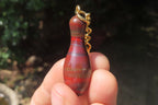 Hand Made Banded Tiger Iron Jasper Ten Pin Bowling Skittle Keyrings - sold per item - From South Africa - Toprock Gemstones and Minerals 