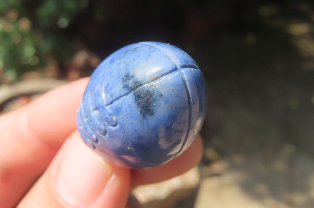 Hand Made Dumortierite Keyrings - sold per item - From Mozambique - Toprock Gemstones and Minerals 