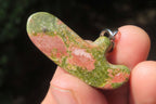 Hand Made Unakite Golf Putter Keyring - Sold Per Item - From South Africa - Toprock Gemstones and Minerals 