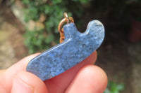 Hand Made Dumortierite Golf Putter Keyrings - sold per item - From Mozambique