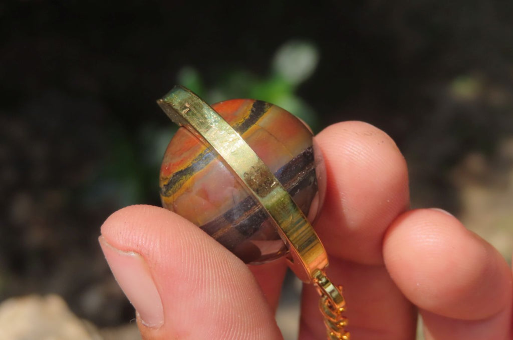 Hand Made Fancy Jasper Keyrings - Sold Per Item - From South Africa - Toprock Gemstones and Minerals 