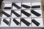 Polished Black Basalt Points x 12 From Antsirabe, Madagascar - Toprock Gemstones and Minerals 