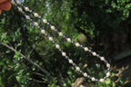 Polished Silver Hematite and Freshwater Pearl Beaded Necklace - Sold Per Item - From China - Toprock Gemstones and Minerals 